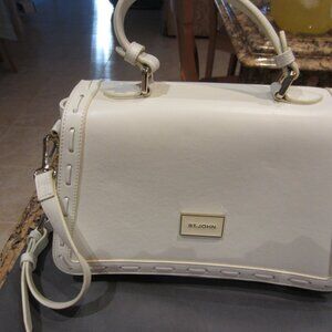St John White Leather Bag
